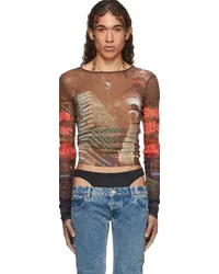 Jean Paul Gaultier Brown Shayne Oliver Edition Long Sleeve T-Shirt 60405030-brown