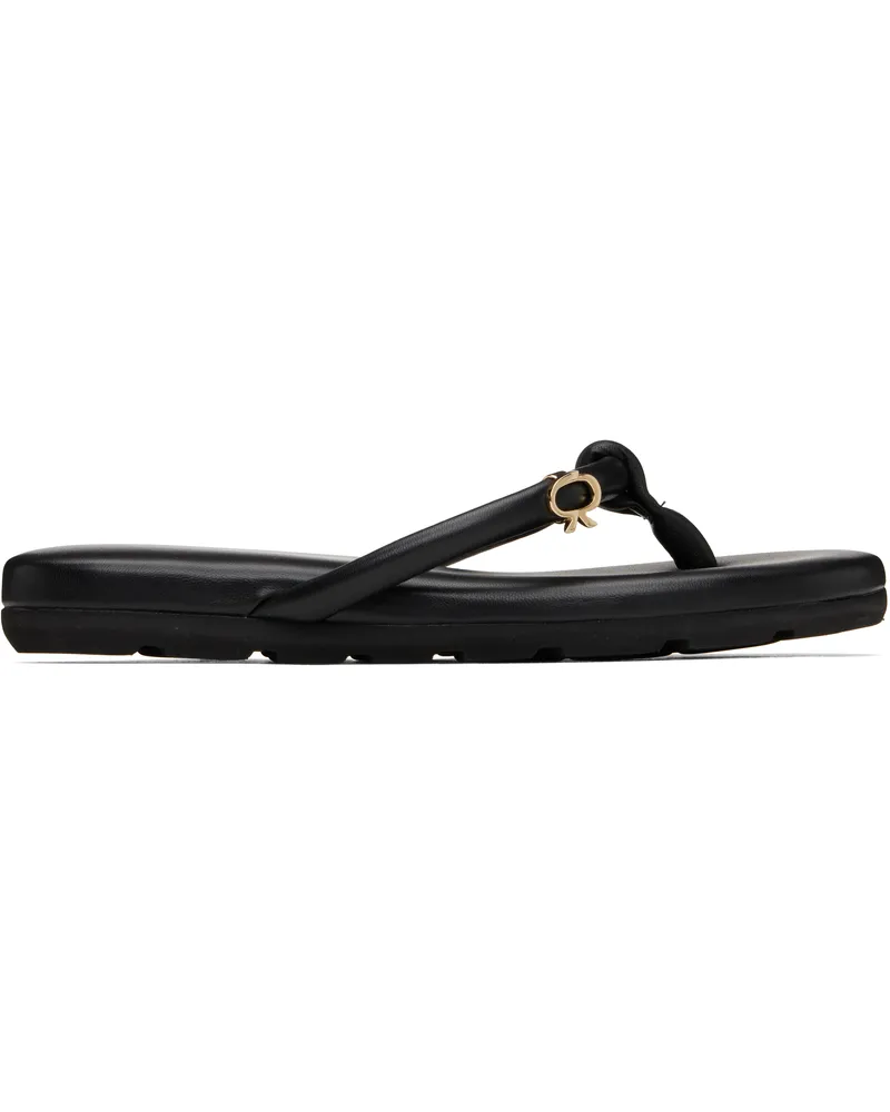 Gianvito Rossi Black Fiji Nappa Sandals Black