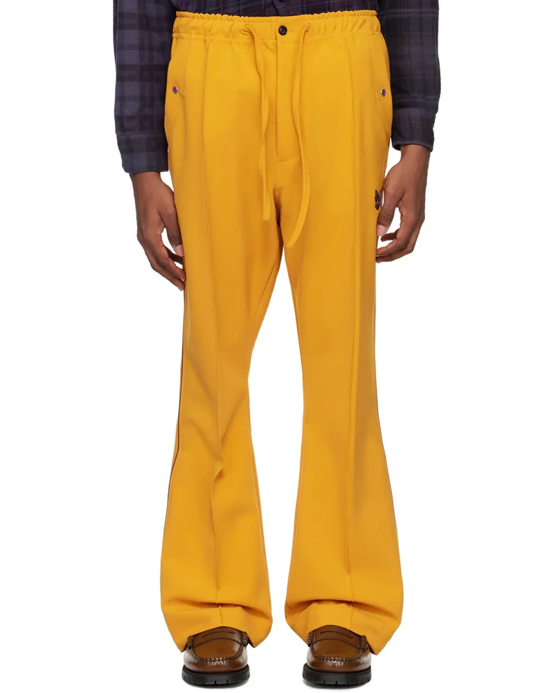 NEEDLES Yellow Piping Cowboy Trousers A-gold