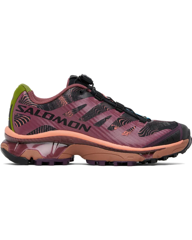 Salomon Black & Burgundy XT-4 OG R.A.D Sneakers Nocturne