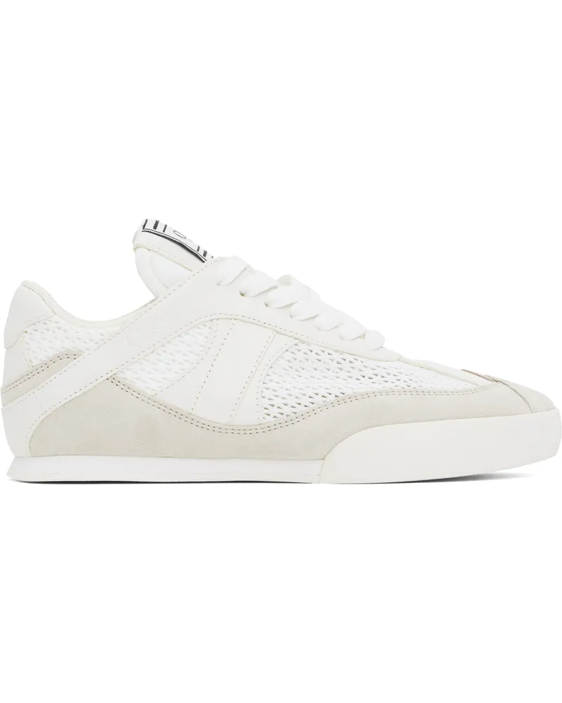 Chloé White & Beige 'Chloé Kick' Sneakers 20s