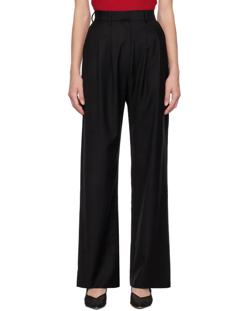 Wynn Hamlyn Black Lily Trousers Black