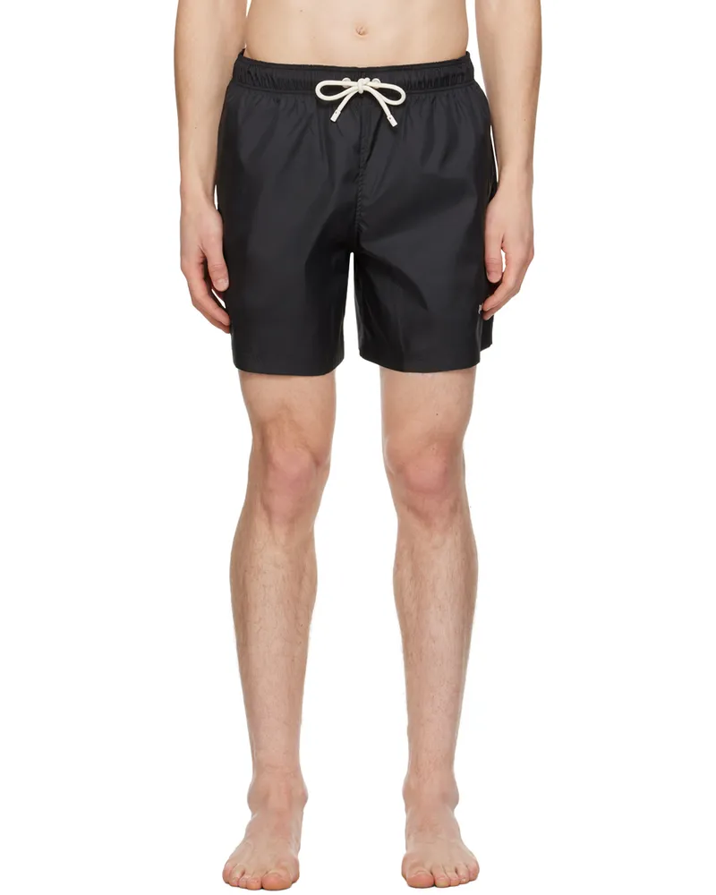 Palm Angels Black Classic Swim Shorts Black