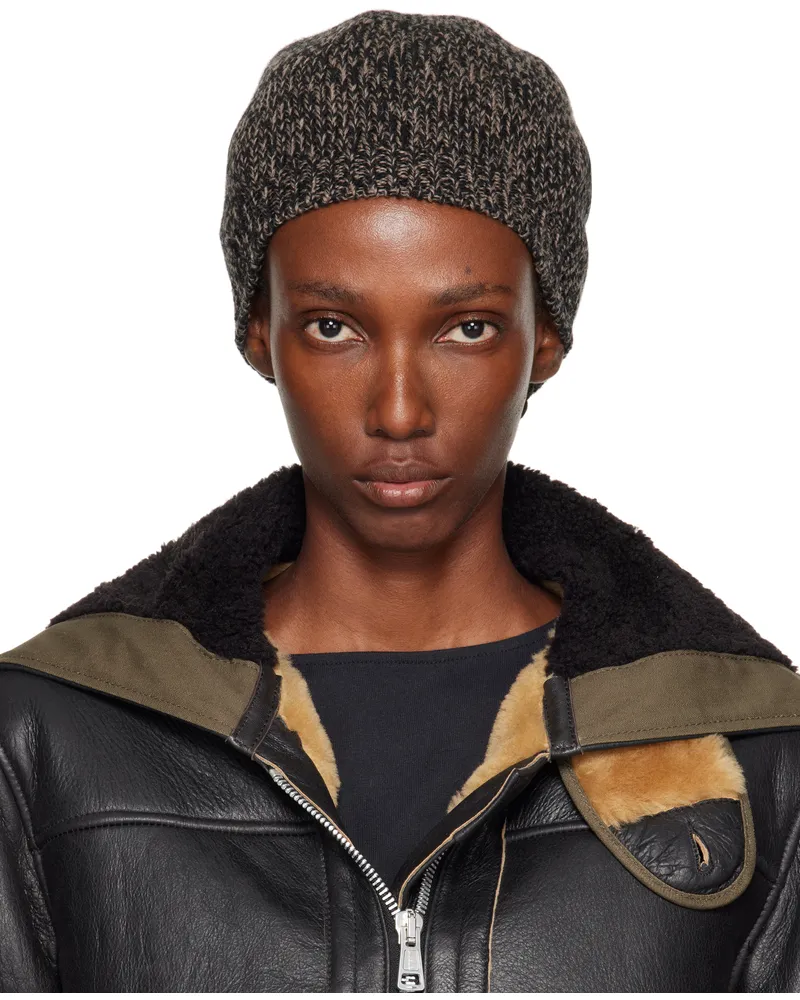 Our Legacy Black & Brown Classic Beanie Bear