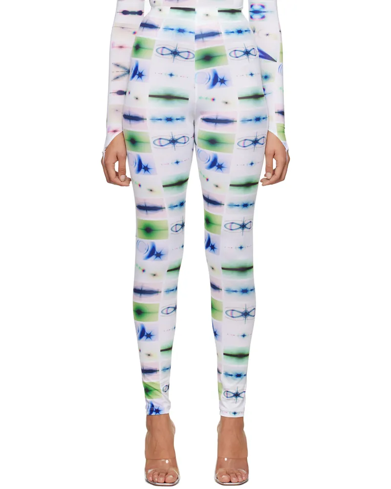 Maisie Wilen White Body Shop Leggings Lens