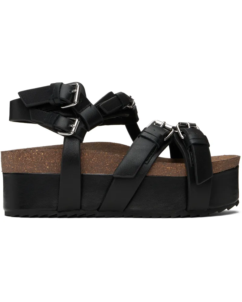 R13 Black Platform Sandals Black