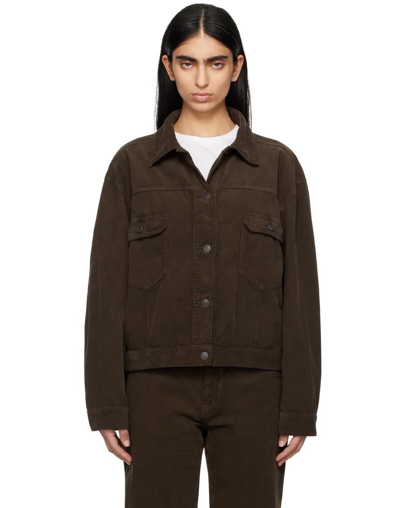 The Row Brown Ness Jacket Dak