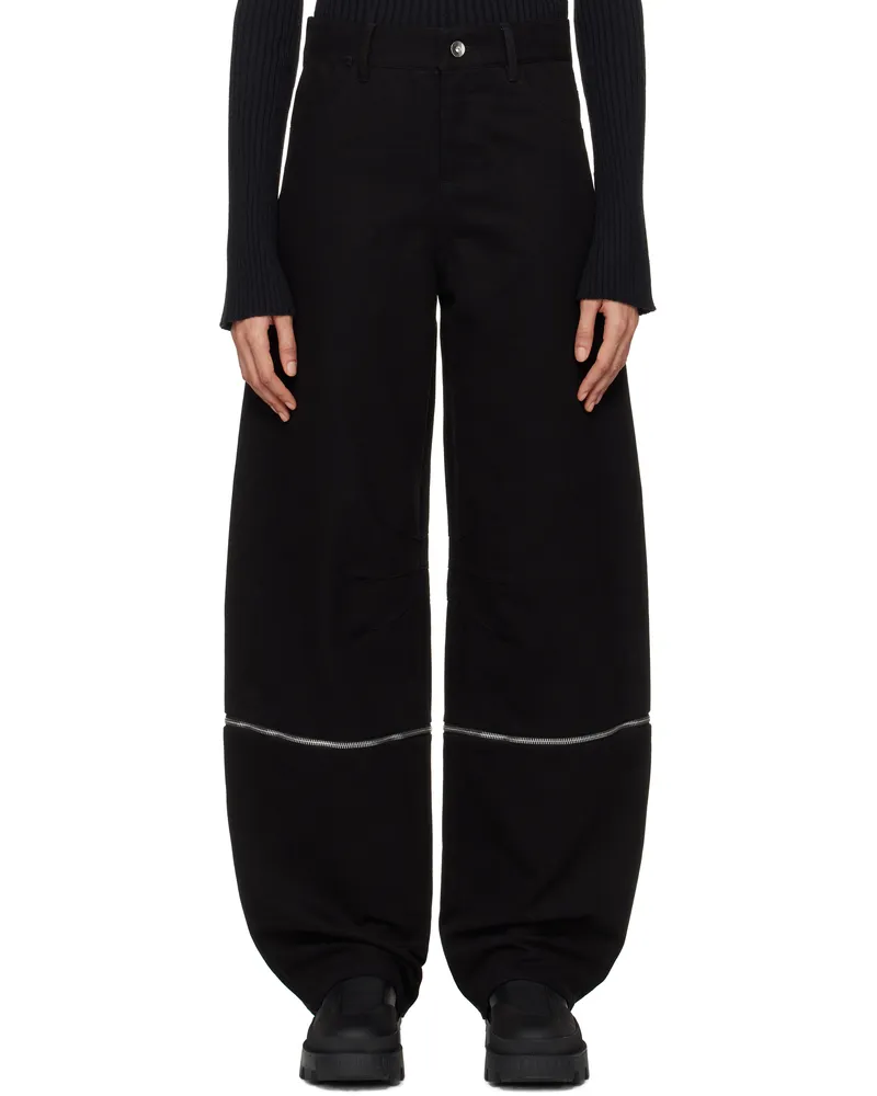 Moncler Moncler x Willow Smith Black Canvas Trousers 999