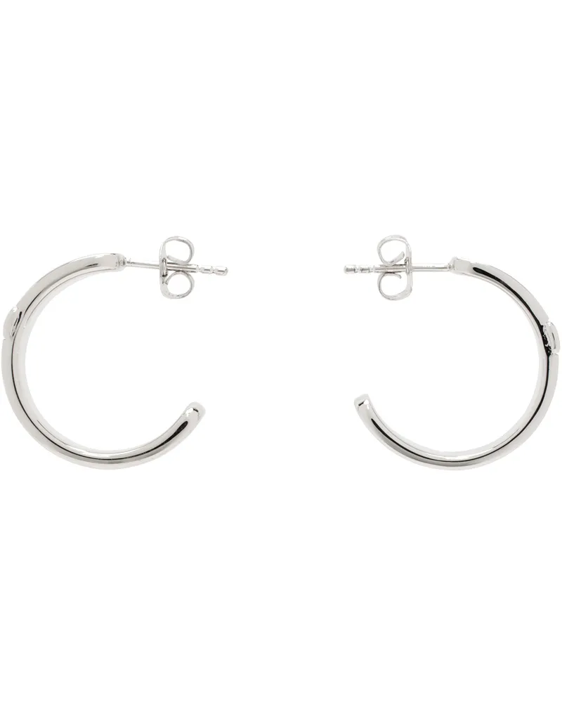 A.P.C. Silver Grace Hoop Earrings Rab
