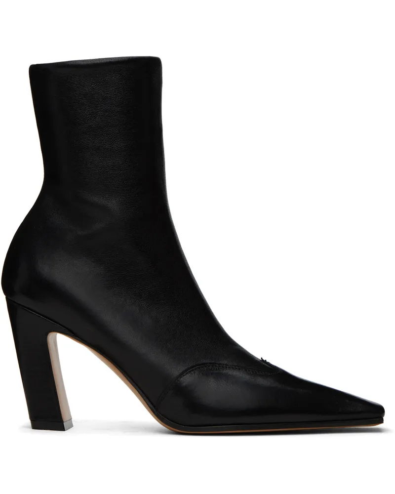 KHAITE Black 'The Nevada' Boots 200