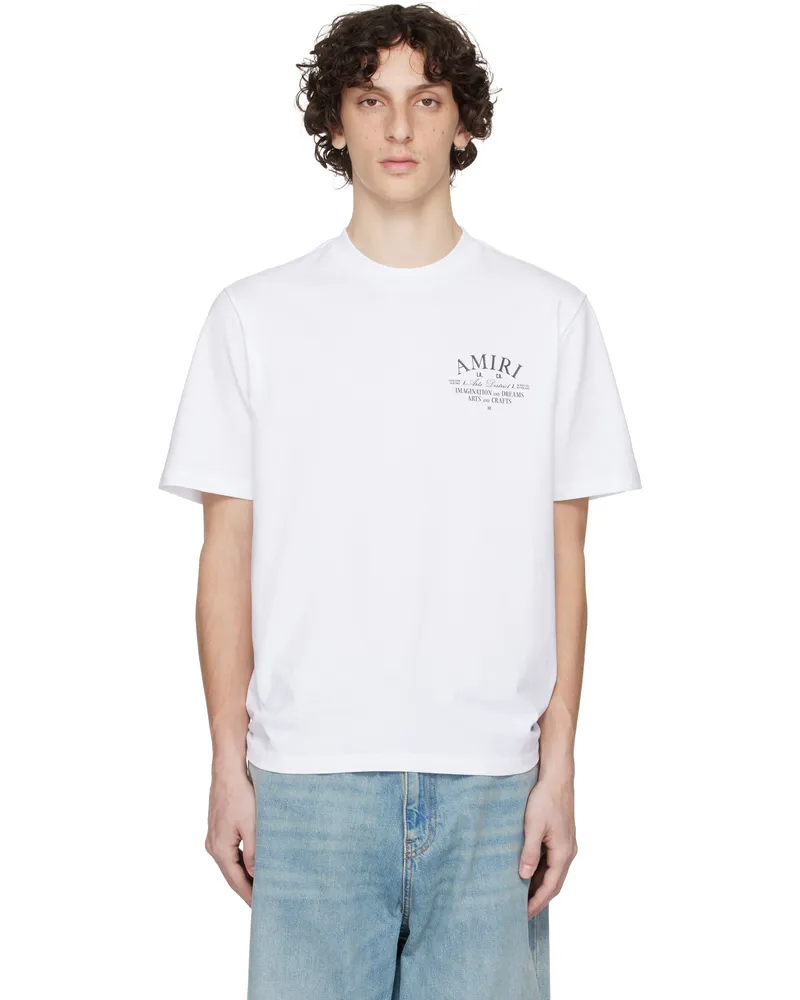 Amiri White 'AMIRI Arts District' T-shirt White