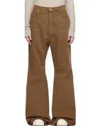 DRKSHDW by Rick Owens Brown Bolan Trousers Khaki