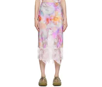 Multicolor Hiss Midi Skirt