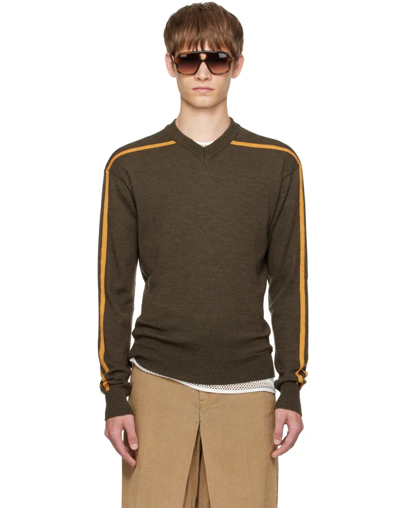 GIMAGUAS Brown Sport Sweater Brown