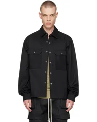 DRKSHDW by Rick Owens Black Pocket Denim Shirt Black