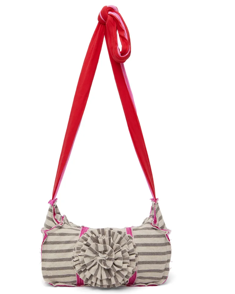 Edward Cuming Gray & Pink Crema Bag Grey-light