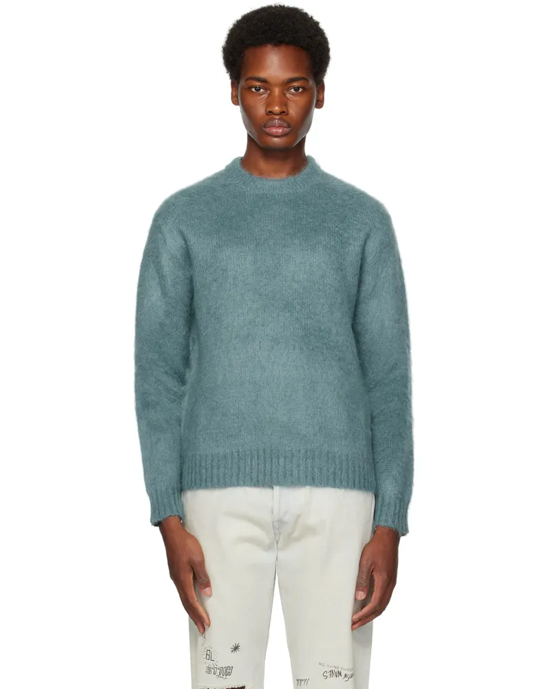 Golden Goose Blue Brushed Sweater 50792