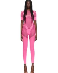 Poster Girl Pink Semi-Sheer Jumpsuit Pink