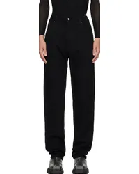 Eckhaus Latta Black Straight-Leg Jeans Almost