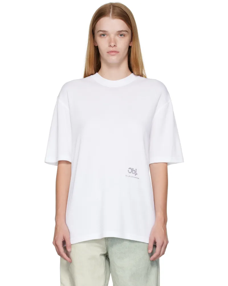Objects IV Life White Stamp T-Shirt White
