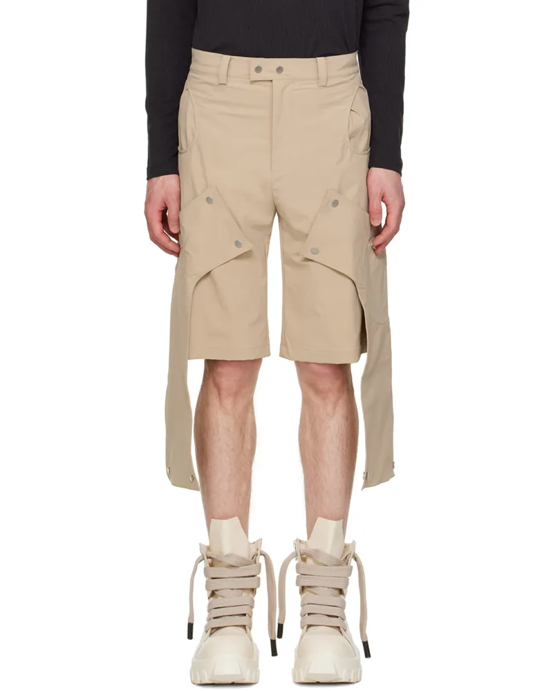 Uncertain Factor Beige Atomic Domination Shorts Island