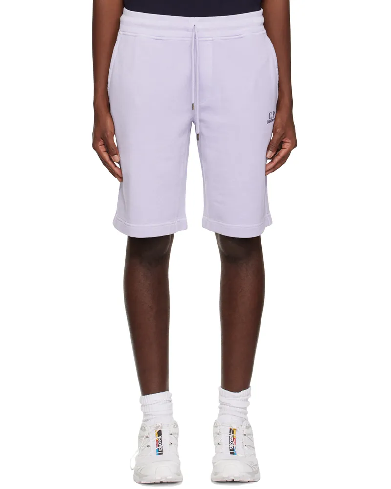 C.P. Company Purple Drawstring Shorts 750