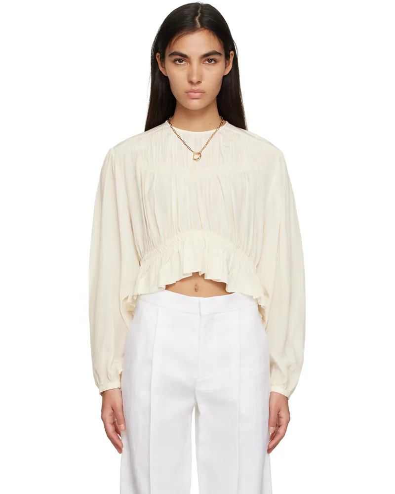 Isabel Marant Off-White Nelino Blouse 23ec