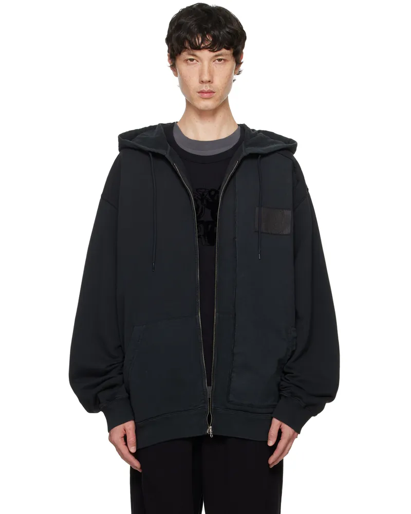 Maison Margiela Black Zip Hoodie 899