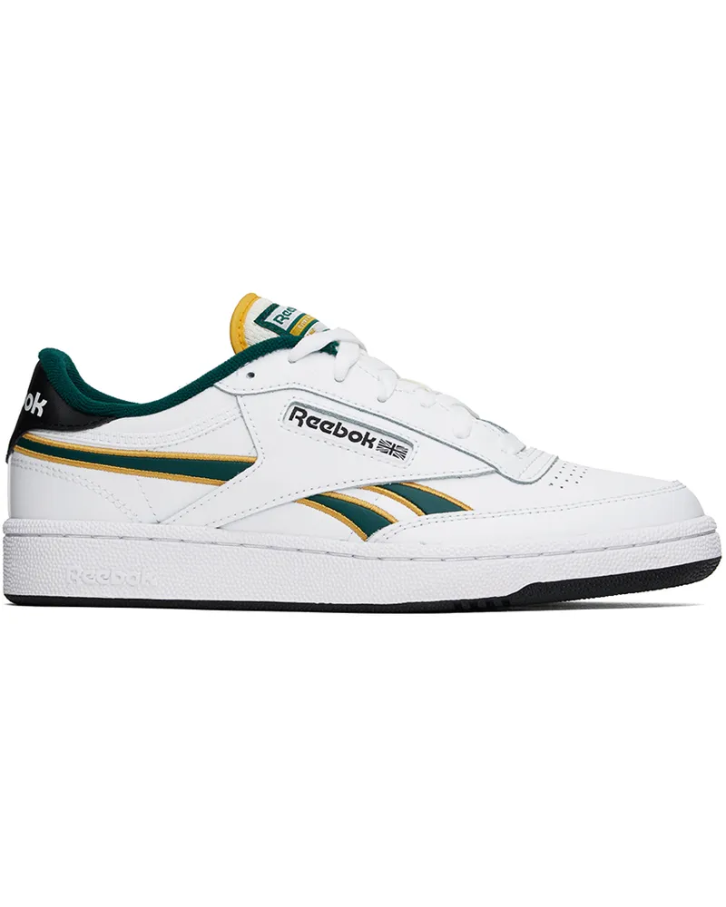 Reebok White & Black Club C Revenge Sneakers White
