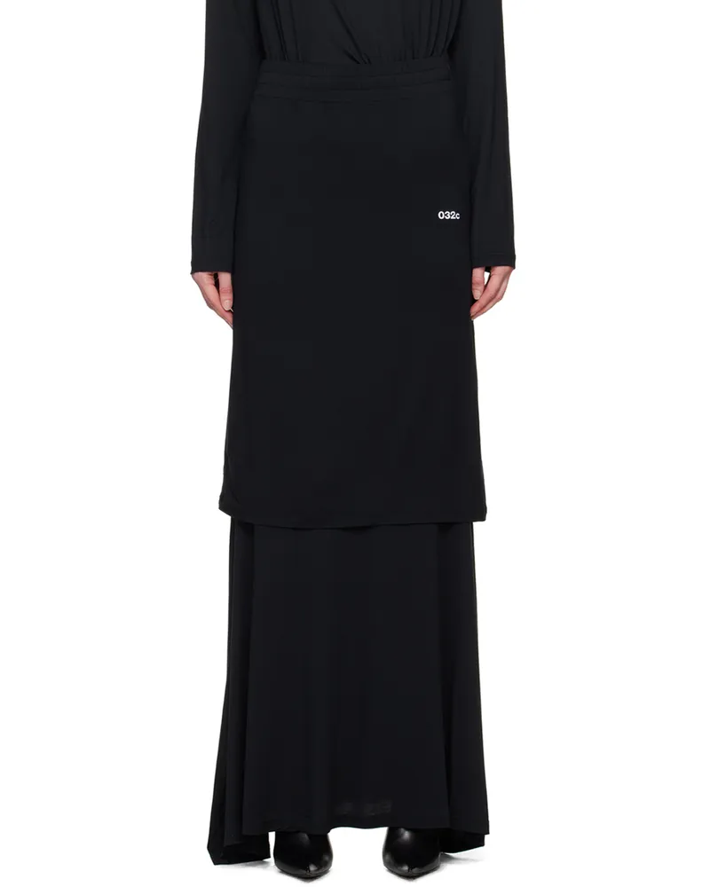 032c Black Daydream Maxi Skirt Black