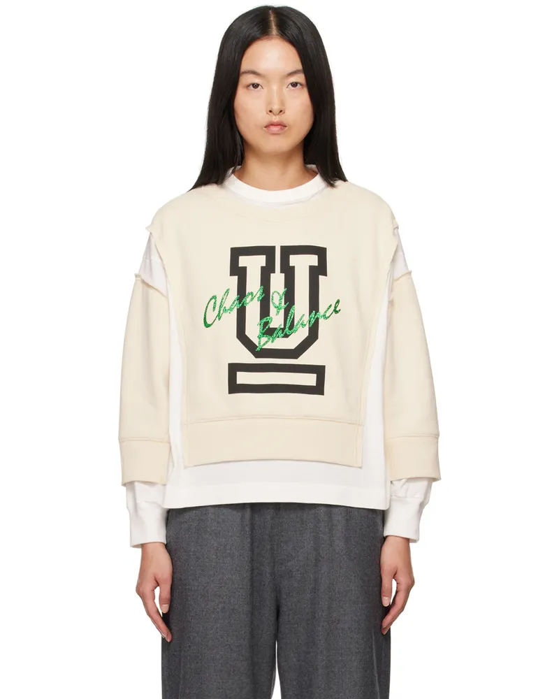 Undercover Off-White 'Chaos & Balance' Sweatshirt Ivory