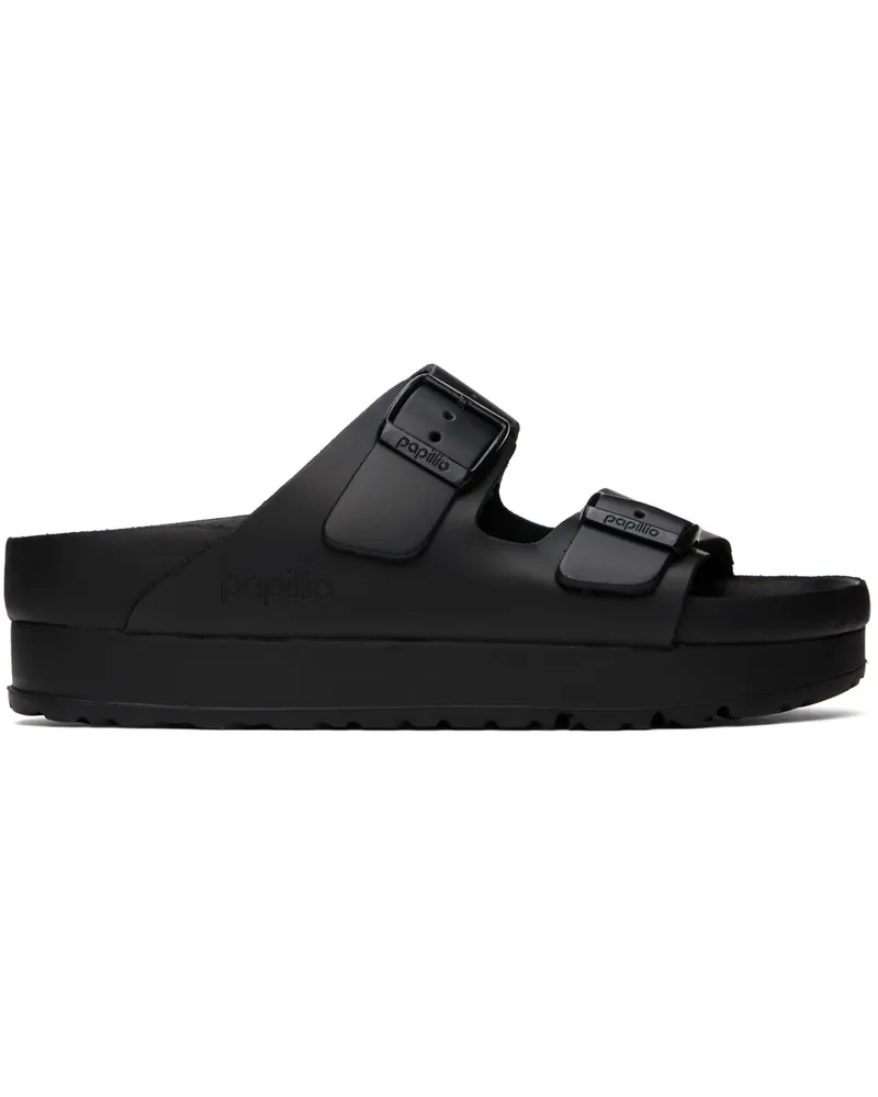 Birkenstock Black Papillio Edition Narrow Arizona Flex Platform Sandals Black