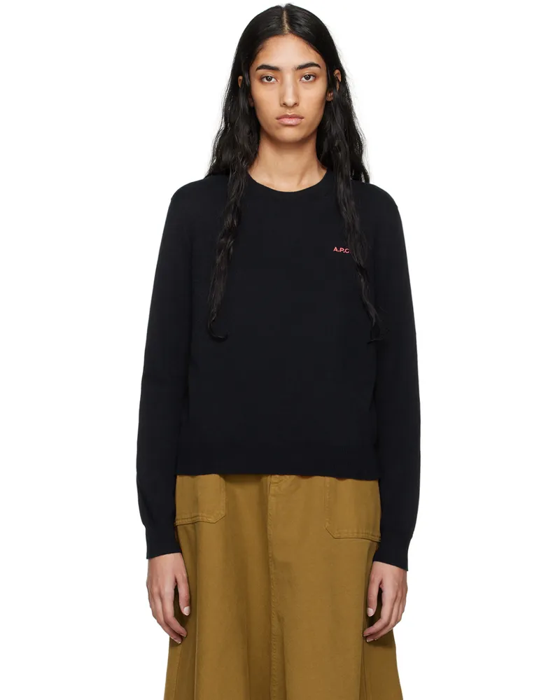 A.P.C. Navy Victoria Sweater Dk