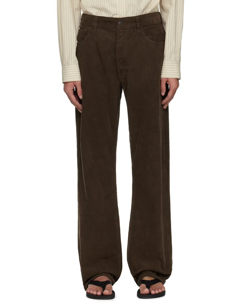 The Row Brown Burt Trousers Dak