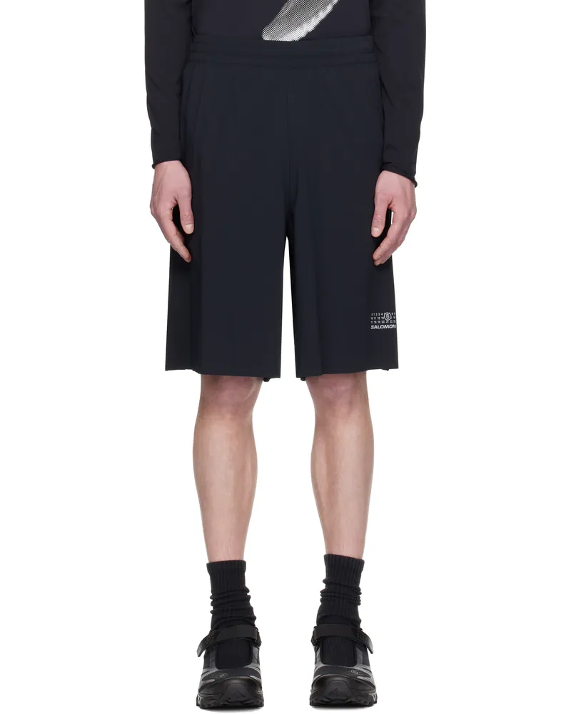 Maison Margiela Black Salomon Edition Running Shorts 900