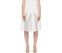 White Anita Midi Skirt