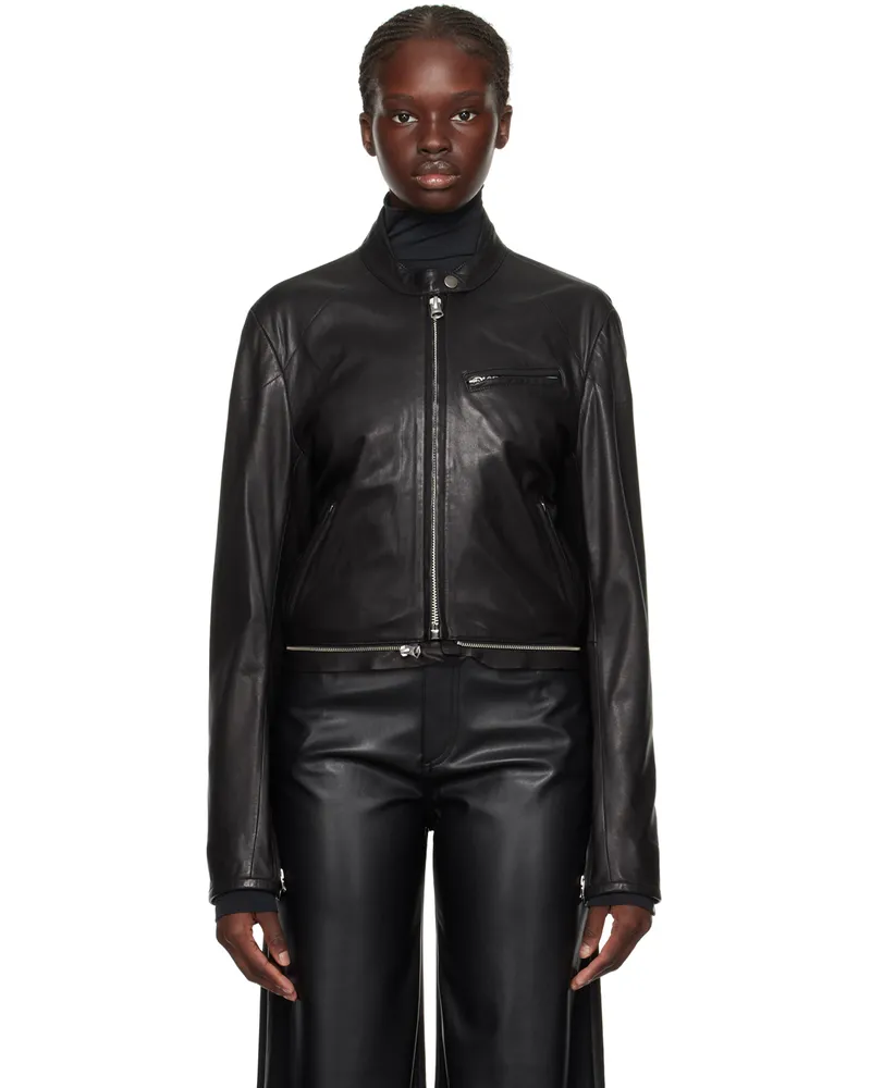 Rag & Bone Black Sedona Leather Jacket Black