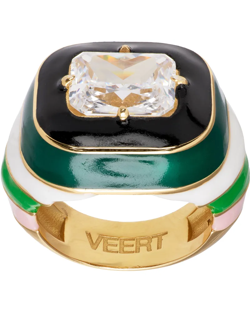 VEERT The Multi Enamel' Ring Yellow