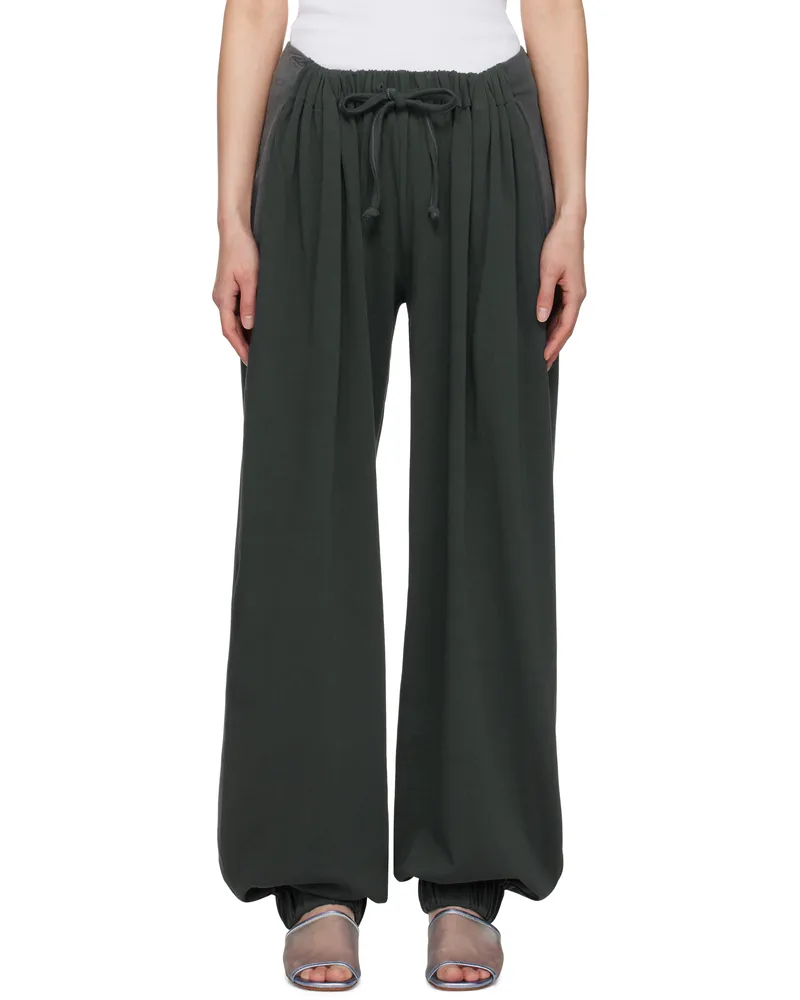 SERAPIS Gray Light Cotton Sweatpants Grey