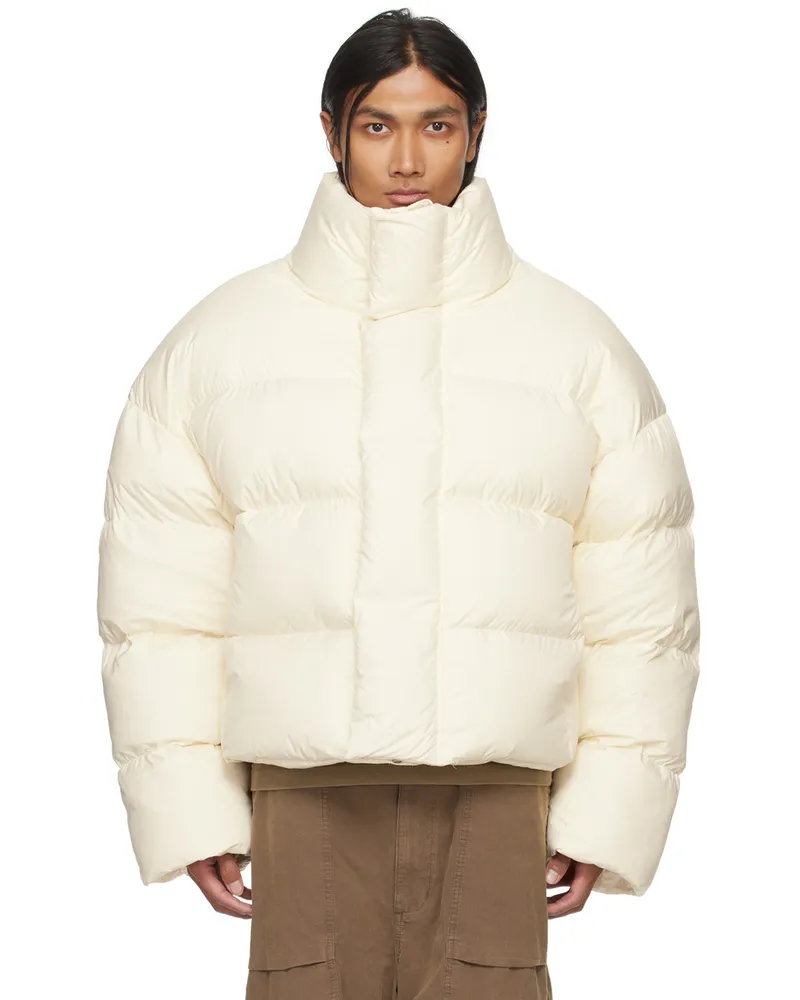 Entire Studios Off-White MML Down Jacket Cream