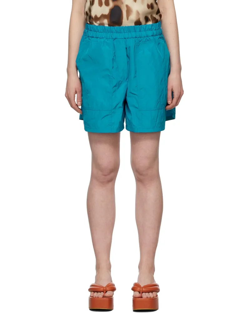 Dries van Noten Blue Pool Shorts 504