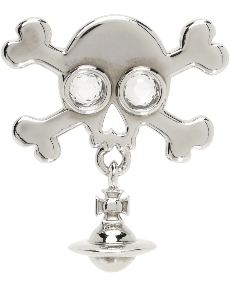 Vivienne Westwood Franklin Skull Single Stud Earring Ss25-p102