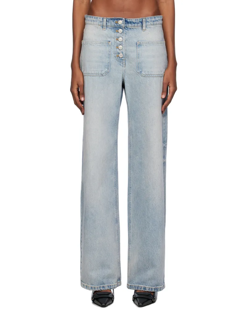 Courrèges Blue Multiflex Jeans 7011