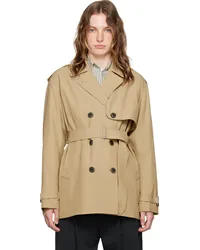 Rag & Bone Beige Beverly Cropped Trench Coat Tan