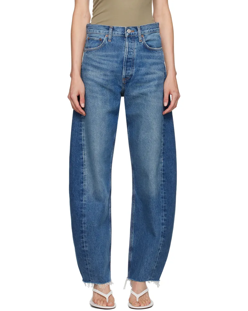 AGOLDE Blue Luna Jeans Split