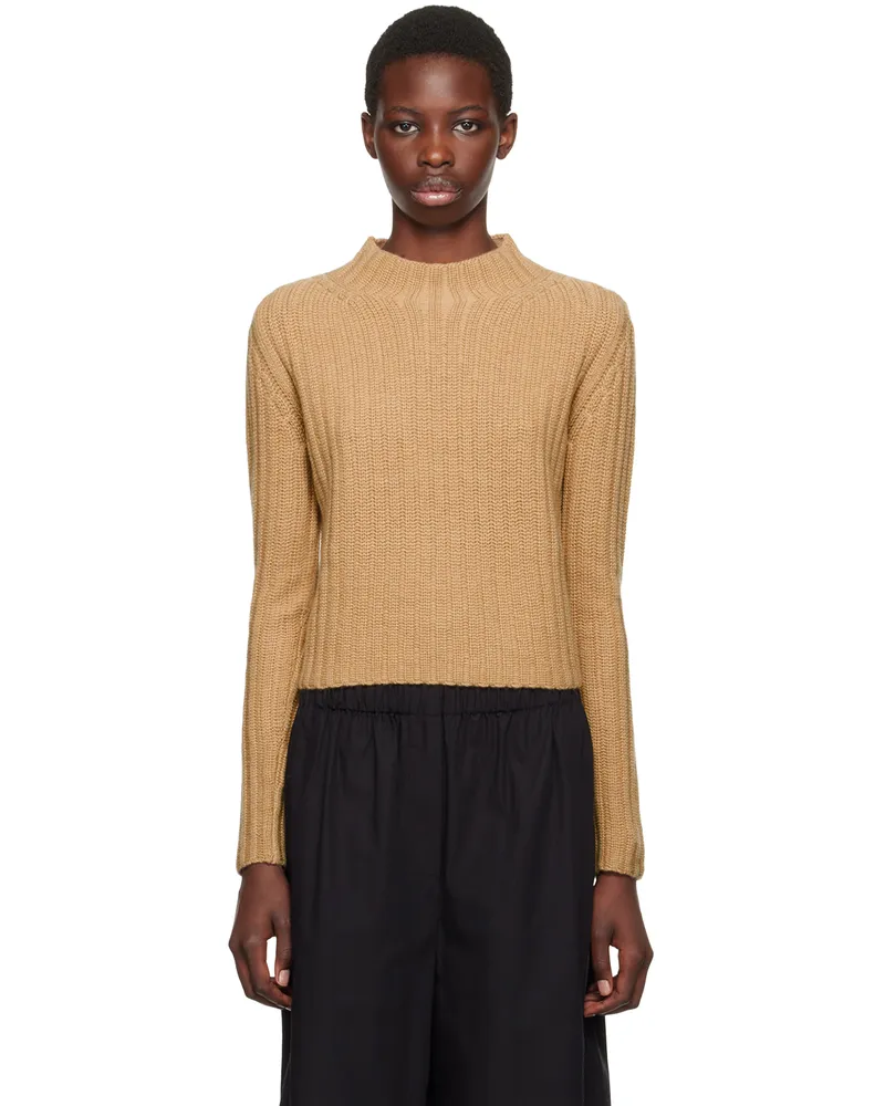 Max Mara Tan Aloa Sweater 003