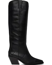 Anine Bing Black Tania Tall Boots Black