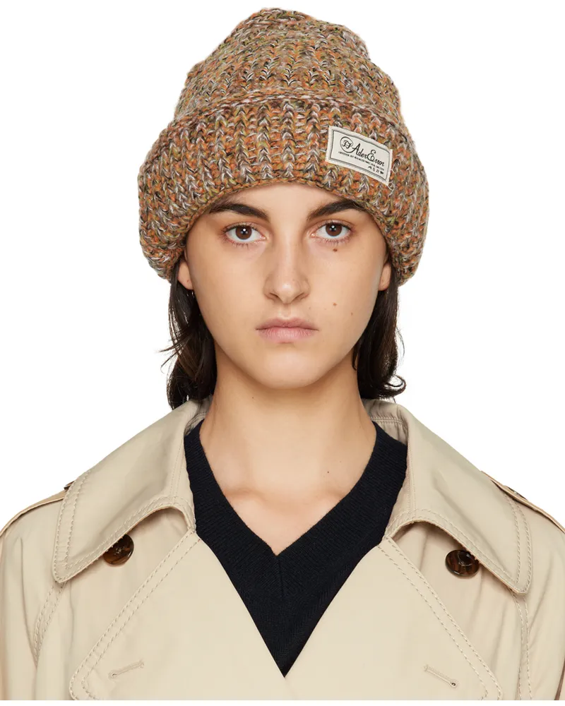 Adererror Orange Fluic Beanie Orange