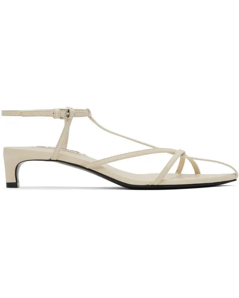 Jil Sander Off-White High Heeled Sandals 105