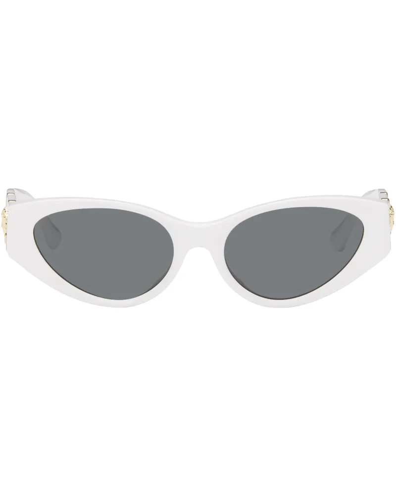 Versace White Medusa Legend Cat-Eye Sunglasses 314